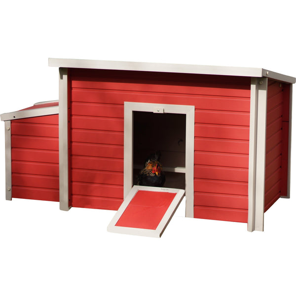 New Age Pet Ecochoice Fontana Red Chicken Barn 2 4 Hens That