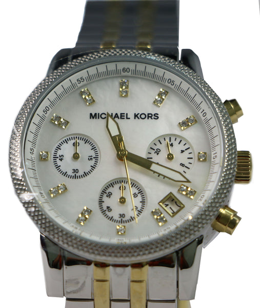 mk watches two tone