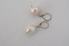 Edison Pearl Earrings (pink champagne)