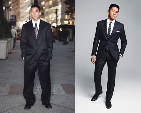 Tailored vs Non Tailored Suit