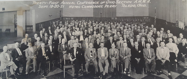 Ohio Section AWWA 21st Annual Conference - Hotel Commodore Perry, Toledo, Ohio Sept 19-21, 1956