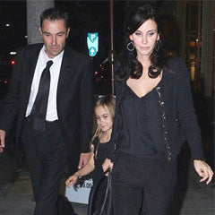 Courteney Cox in Meredith Marks Mary Teardrop Earrings