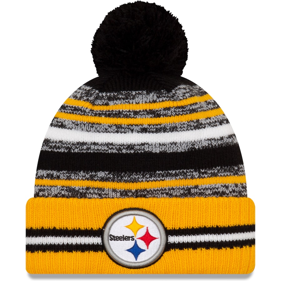 Pittsburgh Steelers 2021 New On Field Cuffed Pom Knit – Pro Sports