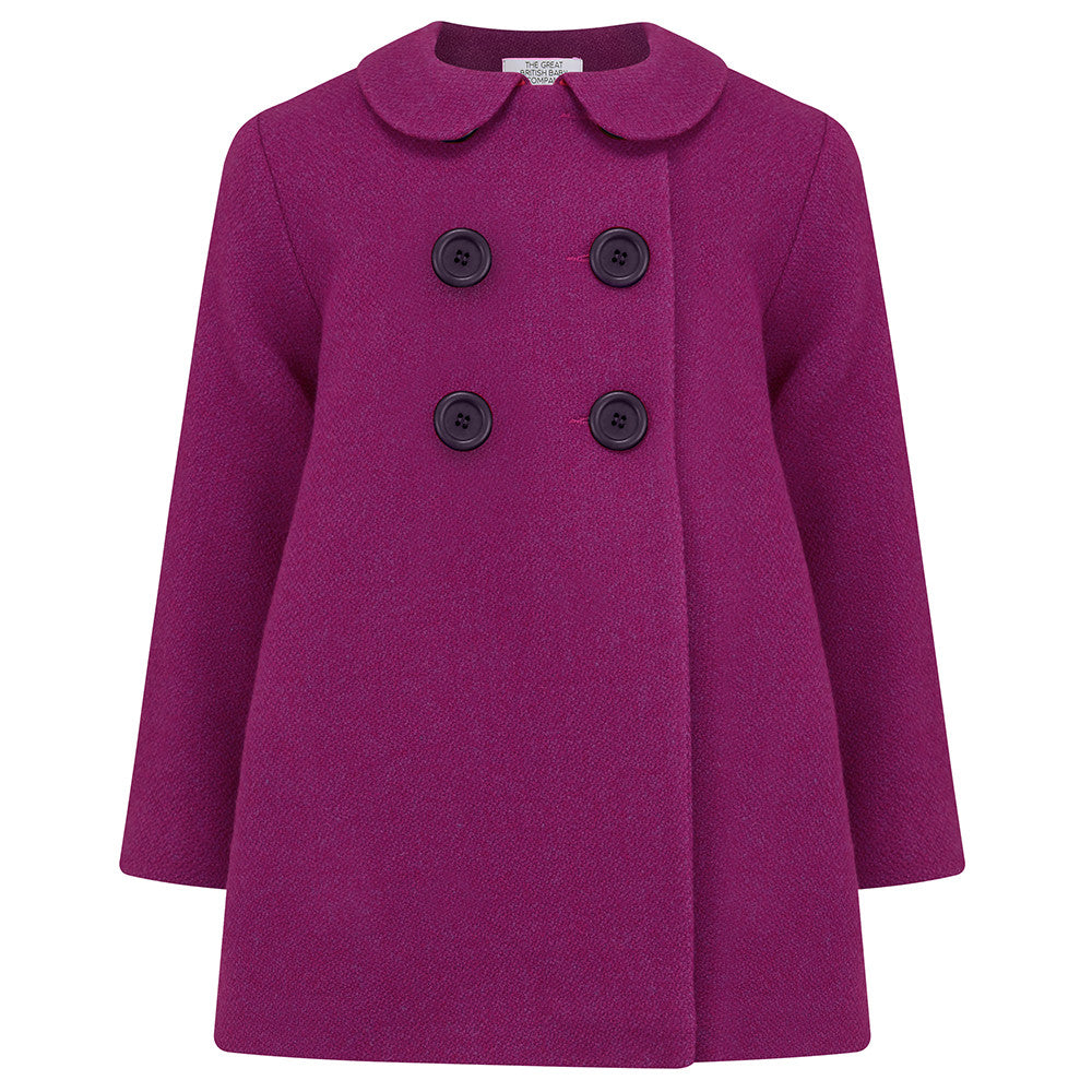 girl wool pea coat