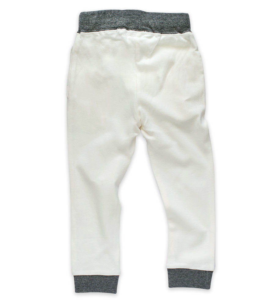 cream jogger pants