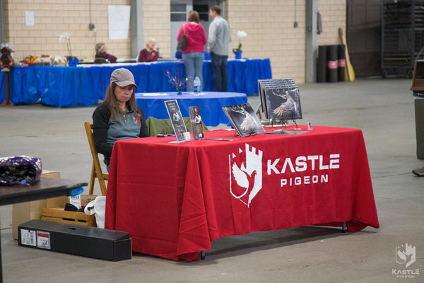 kastle pigeon show table