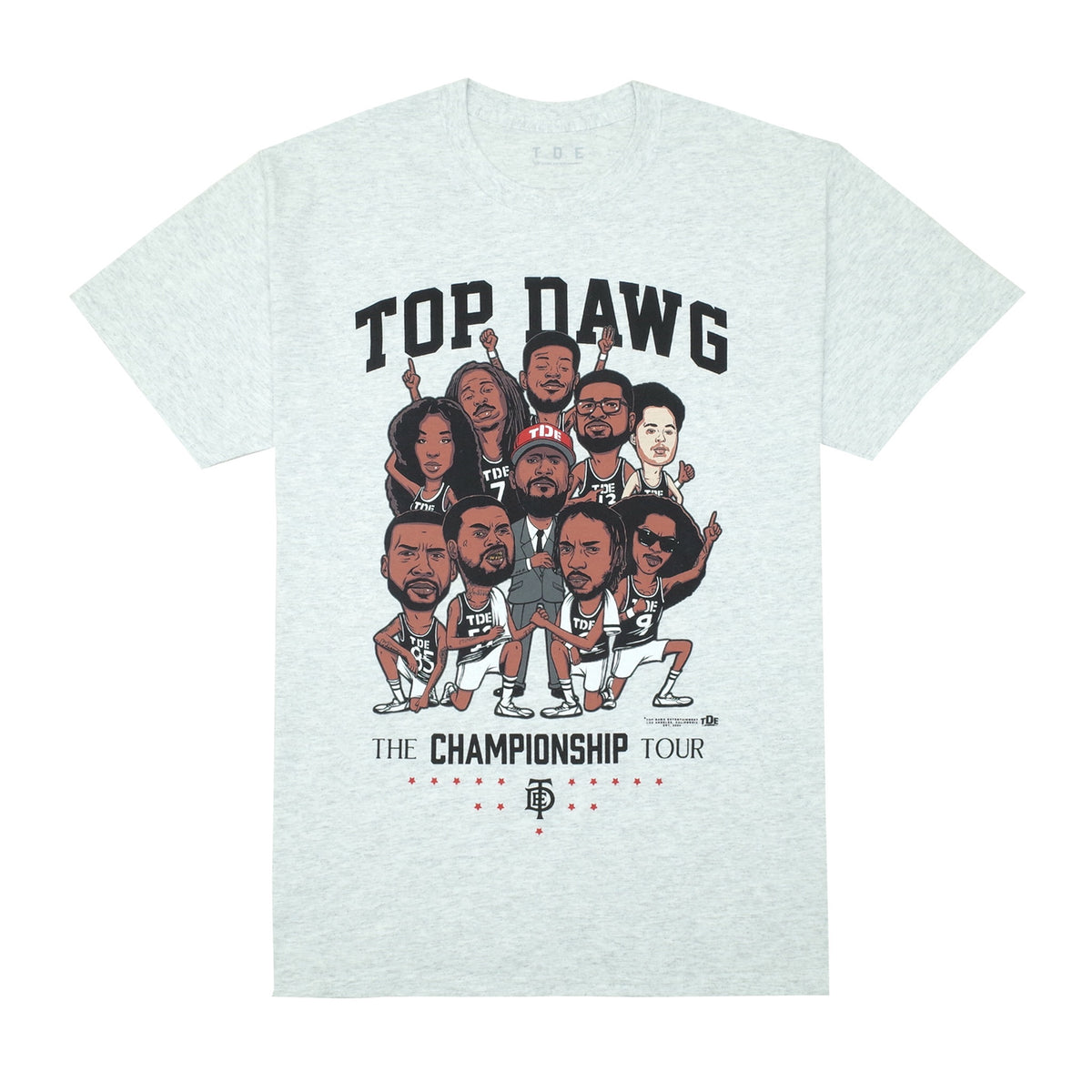 TDE Championship Tour Cartoon T-Shirt 