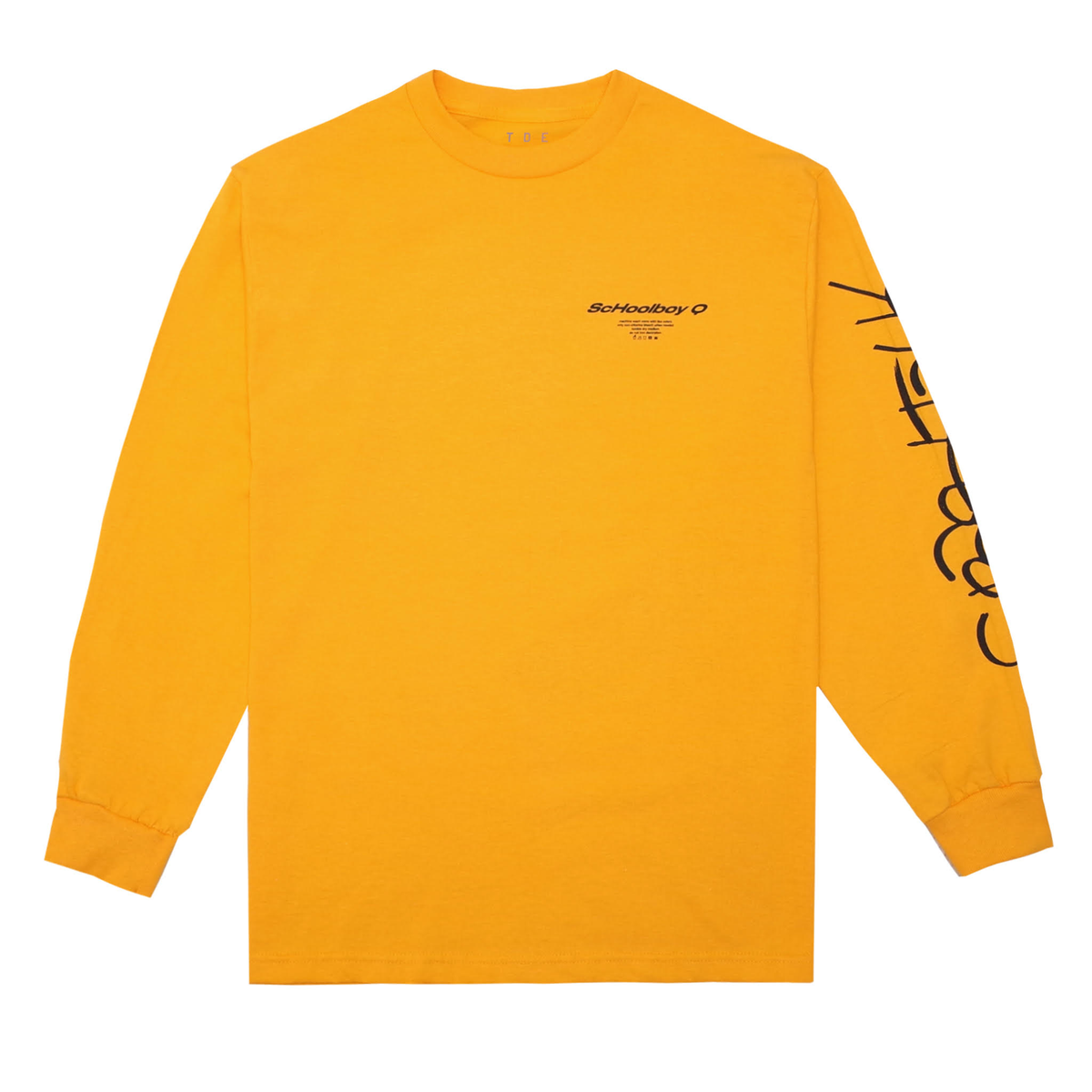 yellow long sleeve t shirt