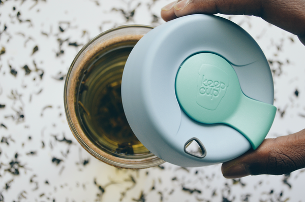 Minty Ohm Peppermint Herbal Tea and Keepcup