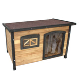 Flat Roof Medium Dog Kennel