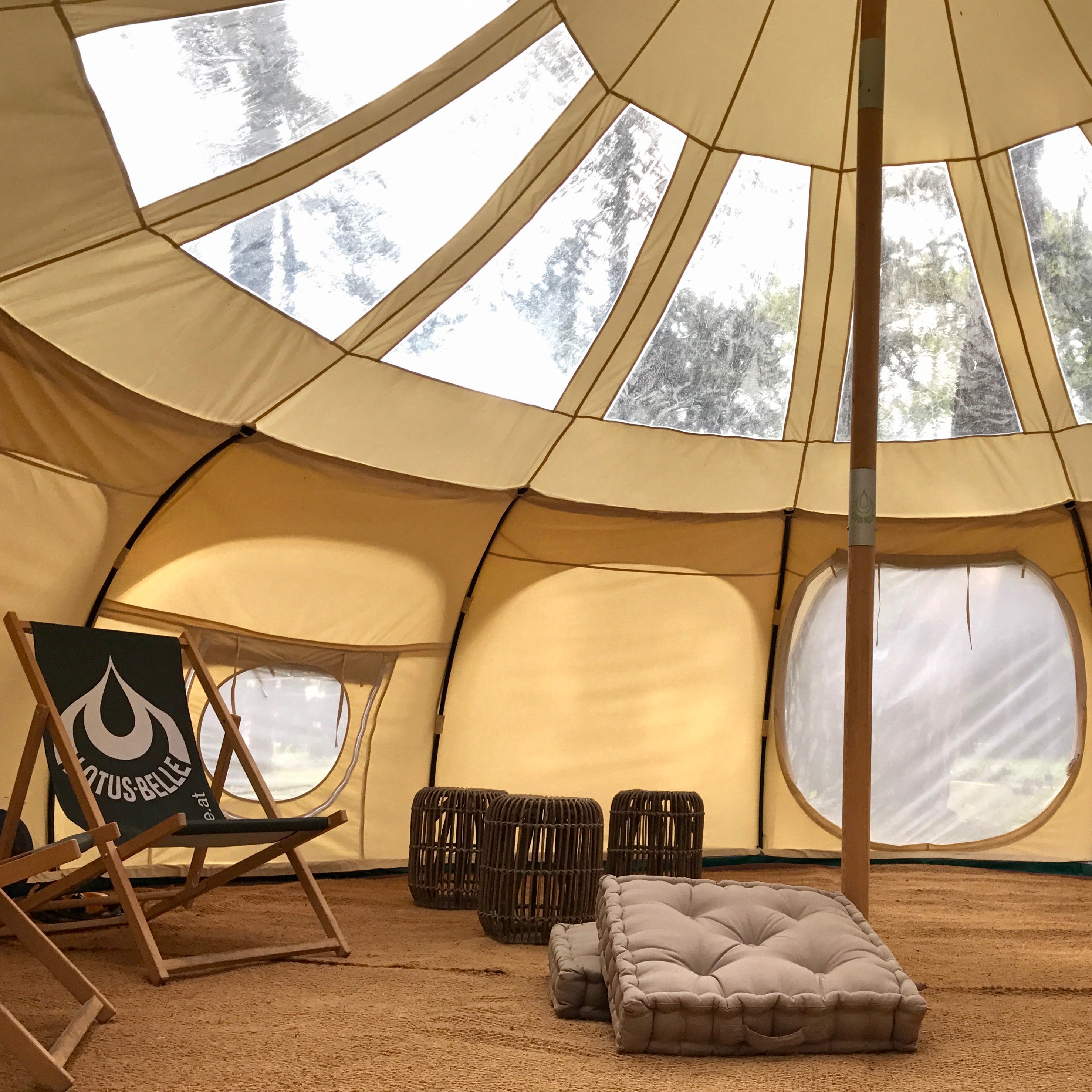 huilen Pak om te zetten Bouwen op 6m Lotus Stargazer Tent – Lotus Belle Zelte: Lotus Belle Tents Europe