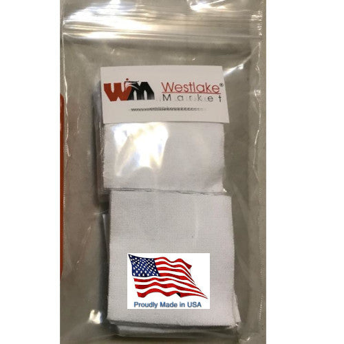 Westlake Market Gun Cleaning Patches for 9mm Quality Cotton Patch 45 Caliber 