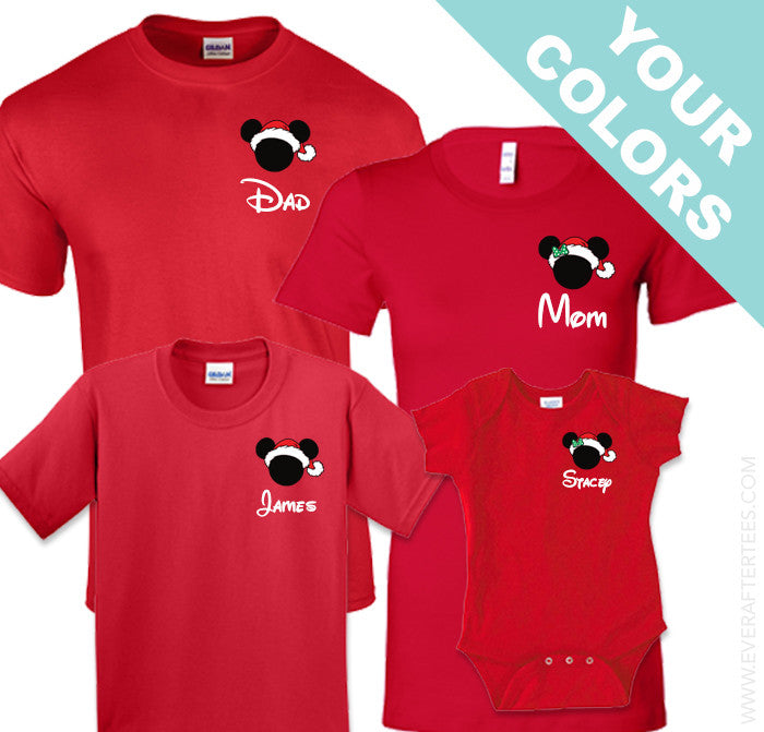 red christmas t shirts