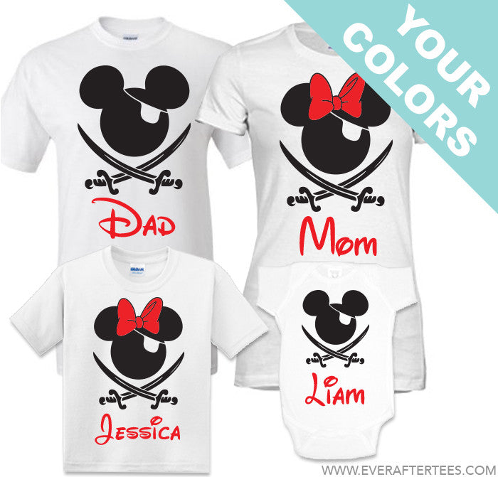 disney pirate shirts family