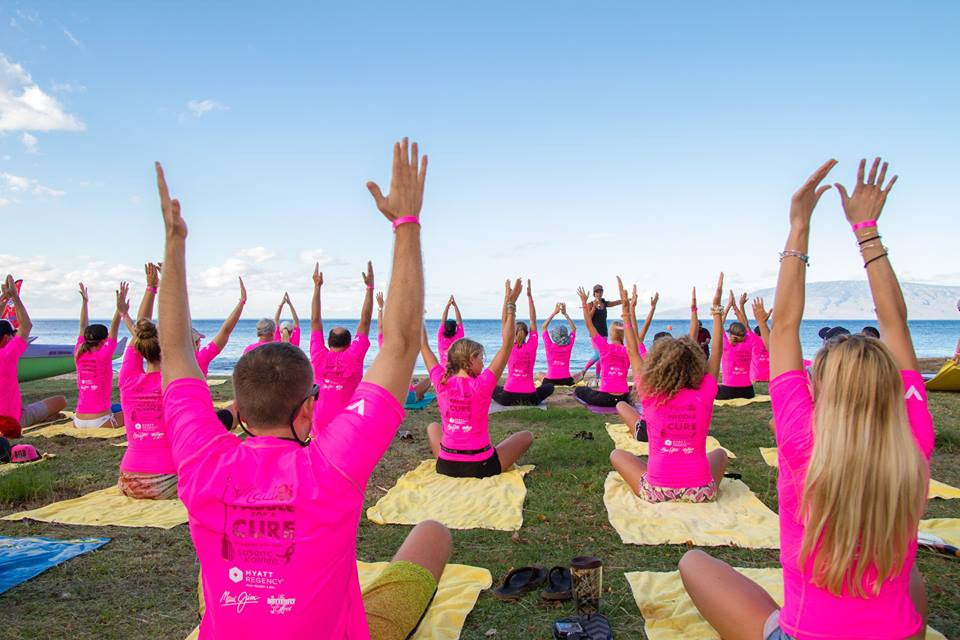 Stand up for the cure 2016 yoga