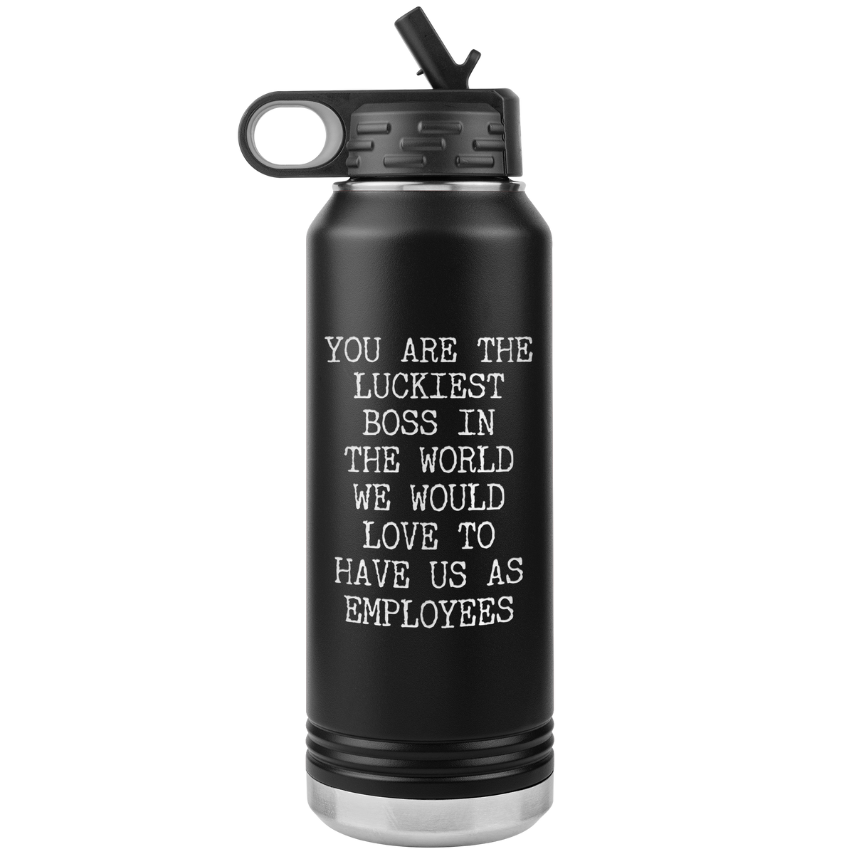 World's Best Boss Double Wall Water Bottle Funny Gift Present Thermal 