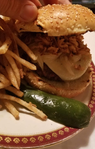 French Onion Burger Victory Park Tavern