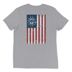 All About Apres Distressed American Flag T-shirt