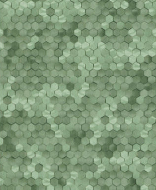 Hexagon behang groen – Skyler