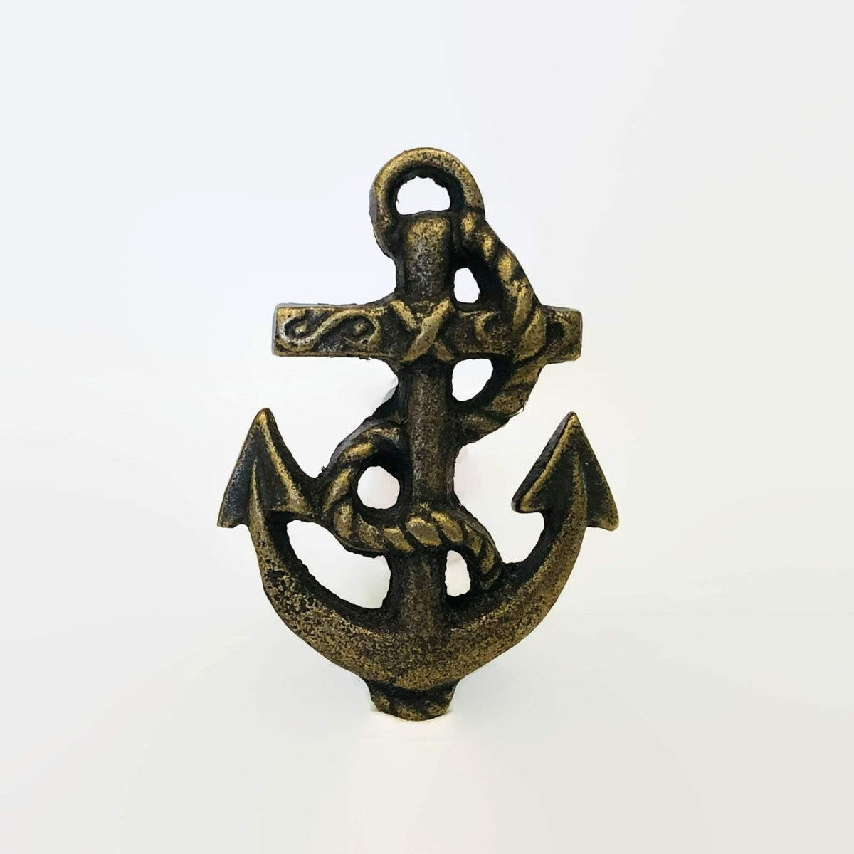 Coastal Cast Iron Anchor Cabinet Knob Nautical Dresser Drawer Pull