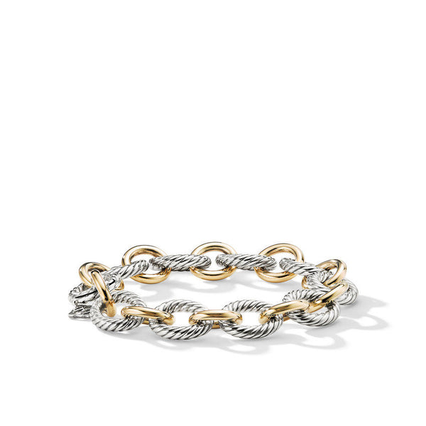 Oval Extra-Large Link Bracelet With Gold, 46% OFF