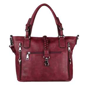 Ella Braided Concealed-Carry Satchel