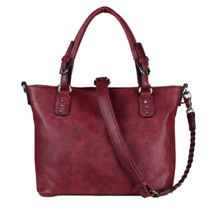 Ella Braided Concealed-Carry Satchel