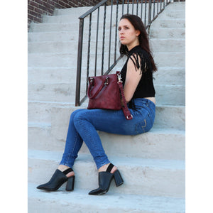 Ella Braided Concealed-Carry Satchel