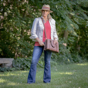 Emma Laced Concealed-Carry Satchel