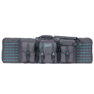 Padded Multi-Gun Case with Die Cut Molle