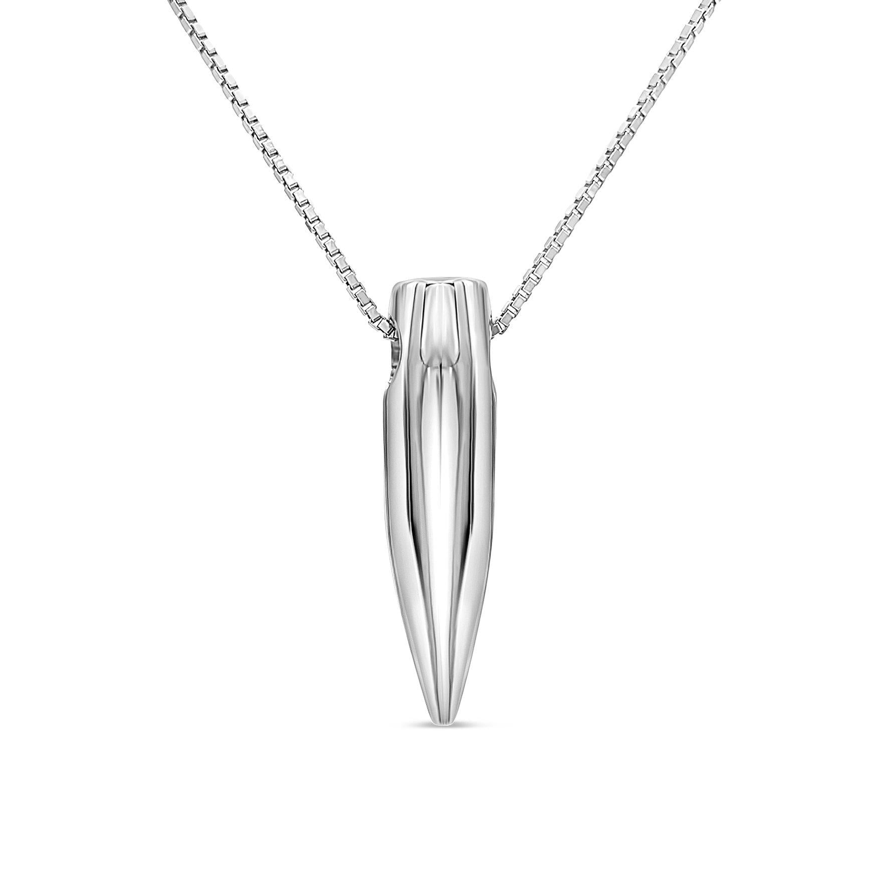 308 Silver Bullet Necklace