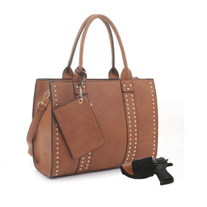 Kate Concealed-Carry Satchel with Coin Purse