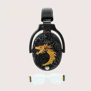 Custom Design Crystal Sparkle Earmuff Set