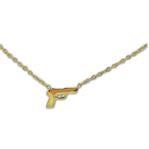 Polished Gun Necklace