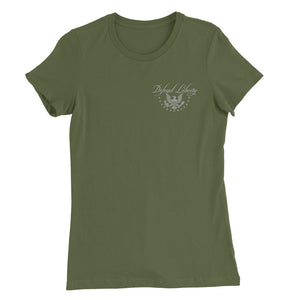 Don't Tread On Me Flag Ladies' Tee