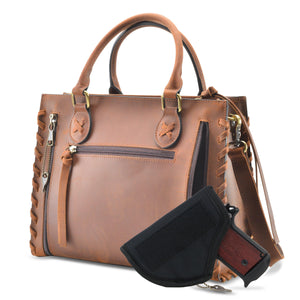 Emma Laced Concealed-Carry Satchel