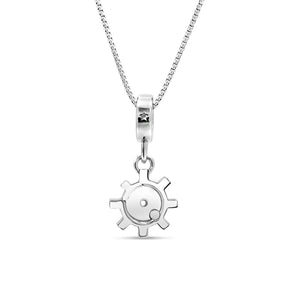 Necklace chain with AR bolt head charm