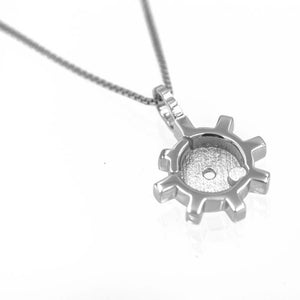 Heart of the AR Bolt Face Necklace