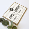 Personalised Wedding RSVP Card | Banner