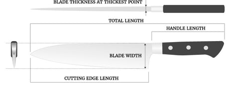 Fujiwara Kanefusa FKS Series Gyuto (180mm to 300mm, 5 sizes)