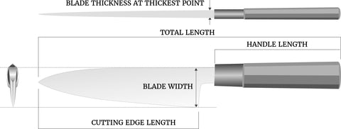 Fu-Rin-Ka-Zan White Steel No.2 Wa Series Hon Kasumi Wa Gyuto (210mm to 270mm, 3 sizes)