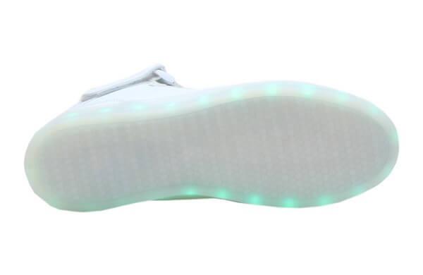 High Top™ LED Light Up Shoes for Men - White