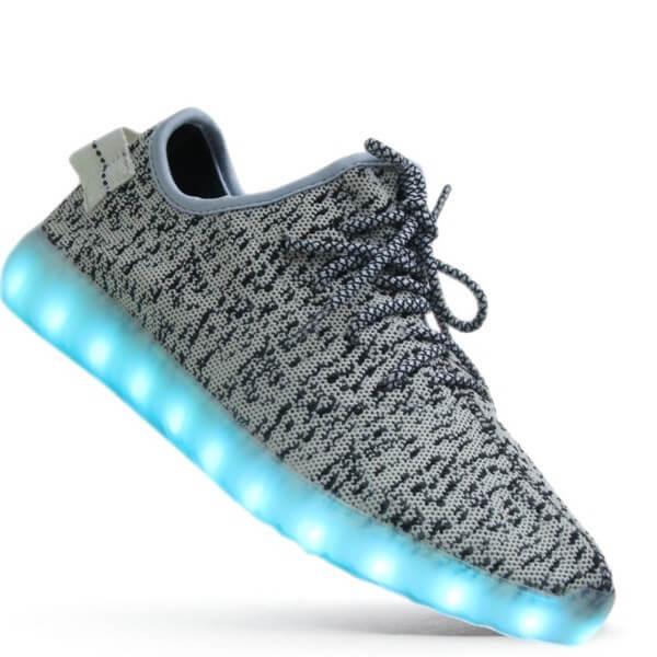 YZ™ LED Light Up Shoes for Kids - Gray/Grey
