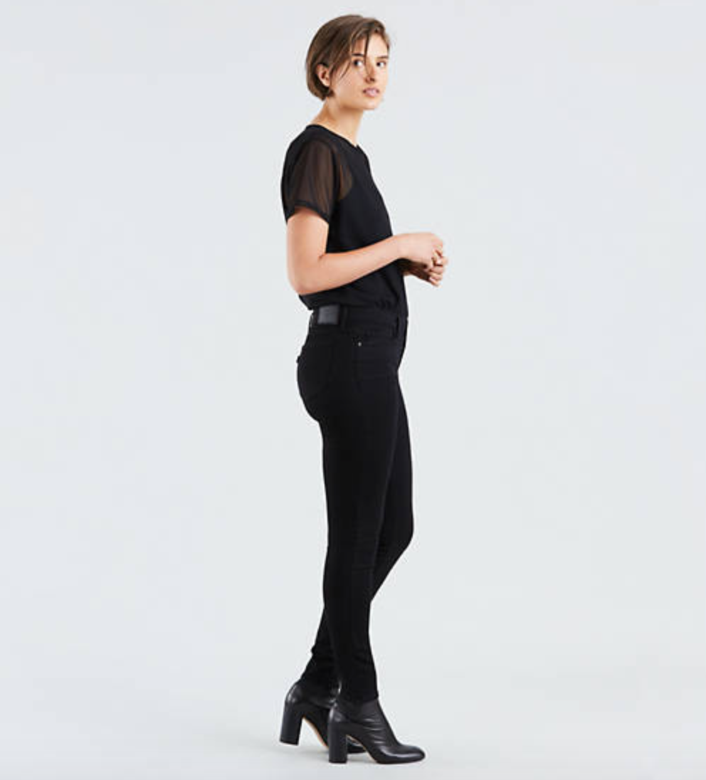 levi's 711 skinny black