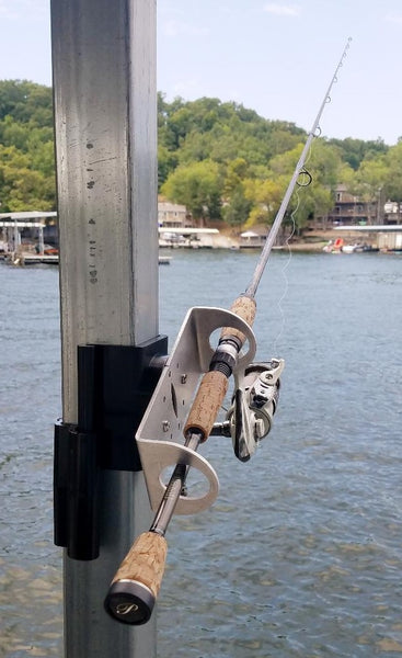 boat fishing rod holder for boat dock