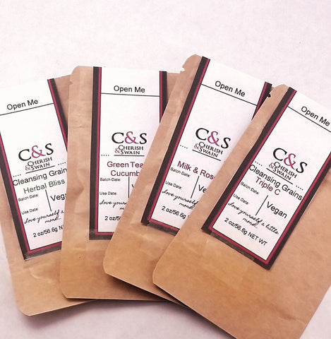 Triple C Cleansing Grains , Natural, Waterless Cleanser, Mask