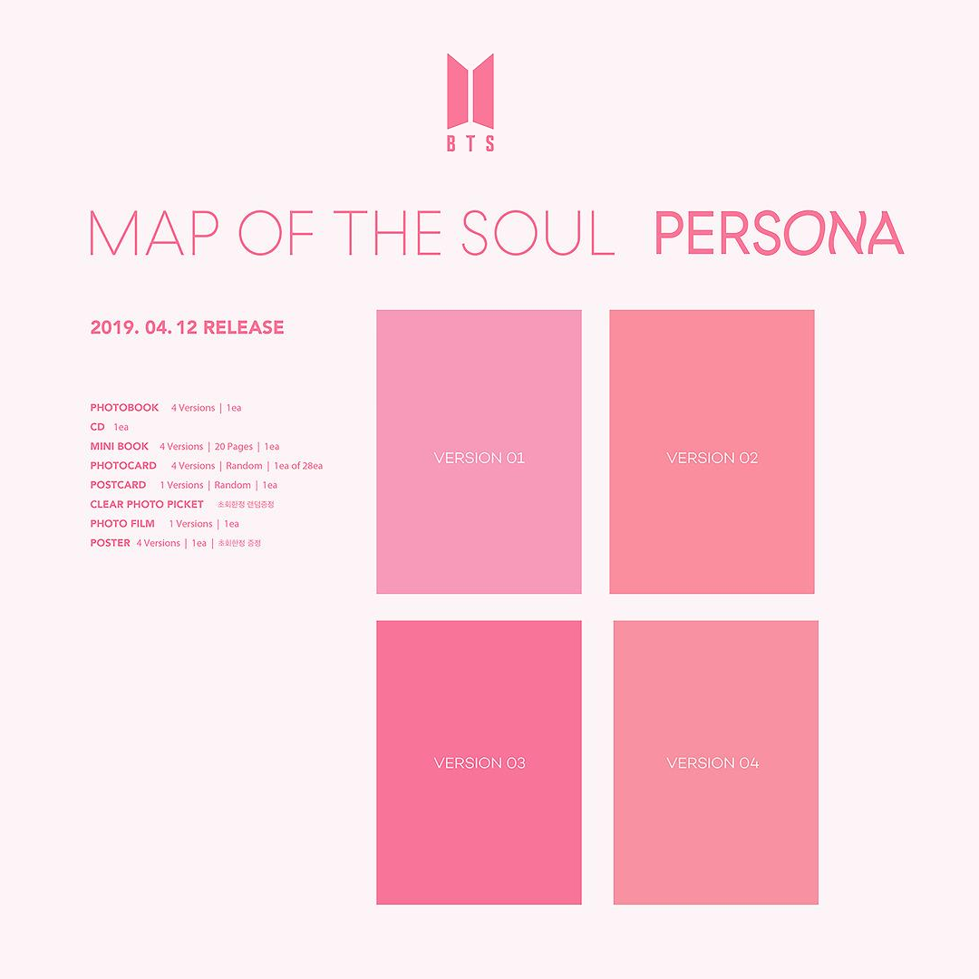 Bts Map Of The Soul Persona Cd Album Harumio