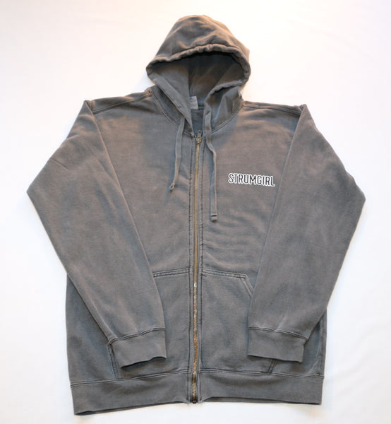 comfort colors zip hoodie