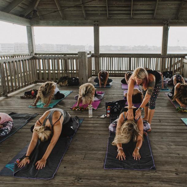 Charleston Bachelorette Party Ideas: Yoga on the Beach with Serenity