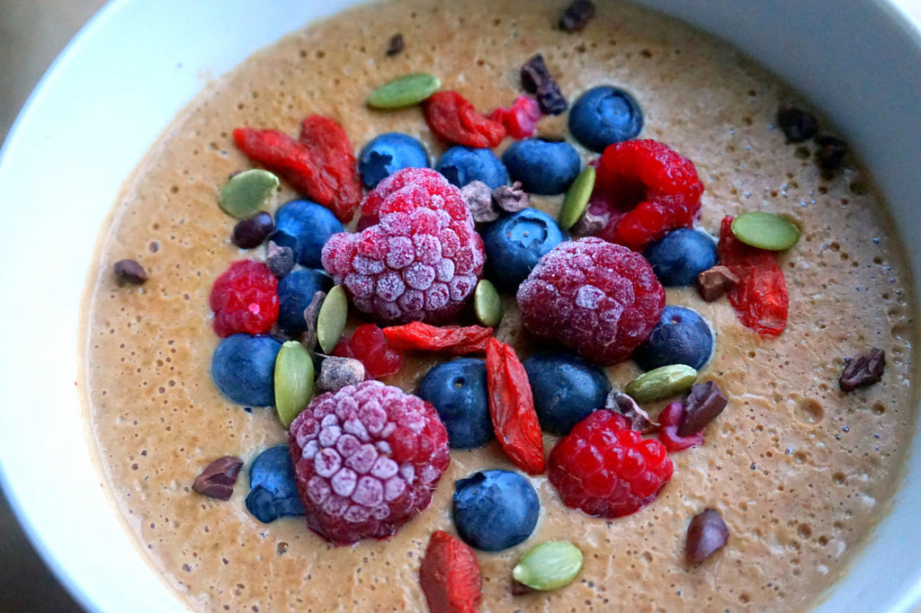 Whipped protein oats